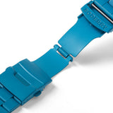 Boderry Watch Co. 3-link Blue Cerakote-Coated Titanium Bracelet | 22mm lug width,Fits only for Voyager Watch, view 5
