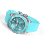 Boderry Watch Co. ADMIRAL 3-Hand No-Date - 200M Waterproof Titanium Automatic Diver Watch | Glacier Blue(Ceramic Bezel), view 4