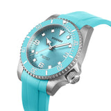 Boderry Watch Co. ADMIRAL 3-Hand No-Date - 200M Waterproof Titanium Automatic Diver Watch | Glacier Blue(Ceramic Bezel), view 5