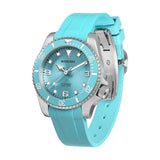 Boderry Watch Co. ADMIRAL 3-Hand No-Date - 200M Waterproof Titanium Automatic Diver Watch | Glacier Blue(Ceramic Bezel), view 6