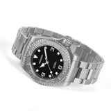 Boderry Watch Co. ADMIRAL 3-Hand No-Date - 200M Waterproof Titanium Automatic Diver Watch | Jet Black, view 4
