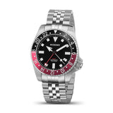 Boderry Watch Co. ADMIRAL GMT - 200M Waterproof Titanium Automatic Diver Watch | Black, view 5