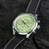 Boderry Watch Co. ASYMMETRY - Mechanical Chronograph with Domed Sapphire Crystal | Avocado, view 3