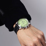 Boderry Watch Co. ASYMMETRY - Mechanical Chronograph with Domed Sapphire Crystal | Avocado, view 4