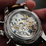 Boderry Watch Co. ASYMMETRY - Mechanical Chronograph with Domed Sapphire Crystal | Black, view 5