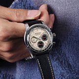 Boderry Watch Co. ASYMMETRY - Mechanical Chronograph with Domed Sapphire Crystal | Khaki, view 2