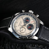 Boderry Watch Co. ASYMMETRY - Mechanical Chronograph with Domed Sapphire Crystal | Khaki, view 3