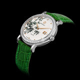 Boderry Watch Co. FLOWER - Swiss Quartz Movement Watch | Silver & Bamboo, view 5