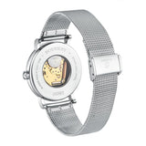 Boderry Watch Co. FLOWER - Swiss Quartz Movement Watch | Silver & Bamboo, view 6