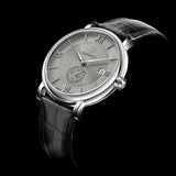 Boderry Watch Co. ELEGANT - Swiss Quartz Movement Watch | Silver & Grey Dial, view 2