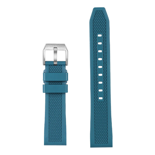 Boderry Watch Co. SeaBlue FKM Rubber Strap | Suitable for all watches with 20mm lug width