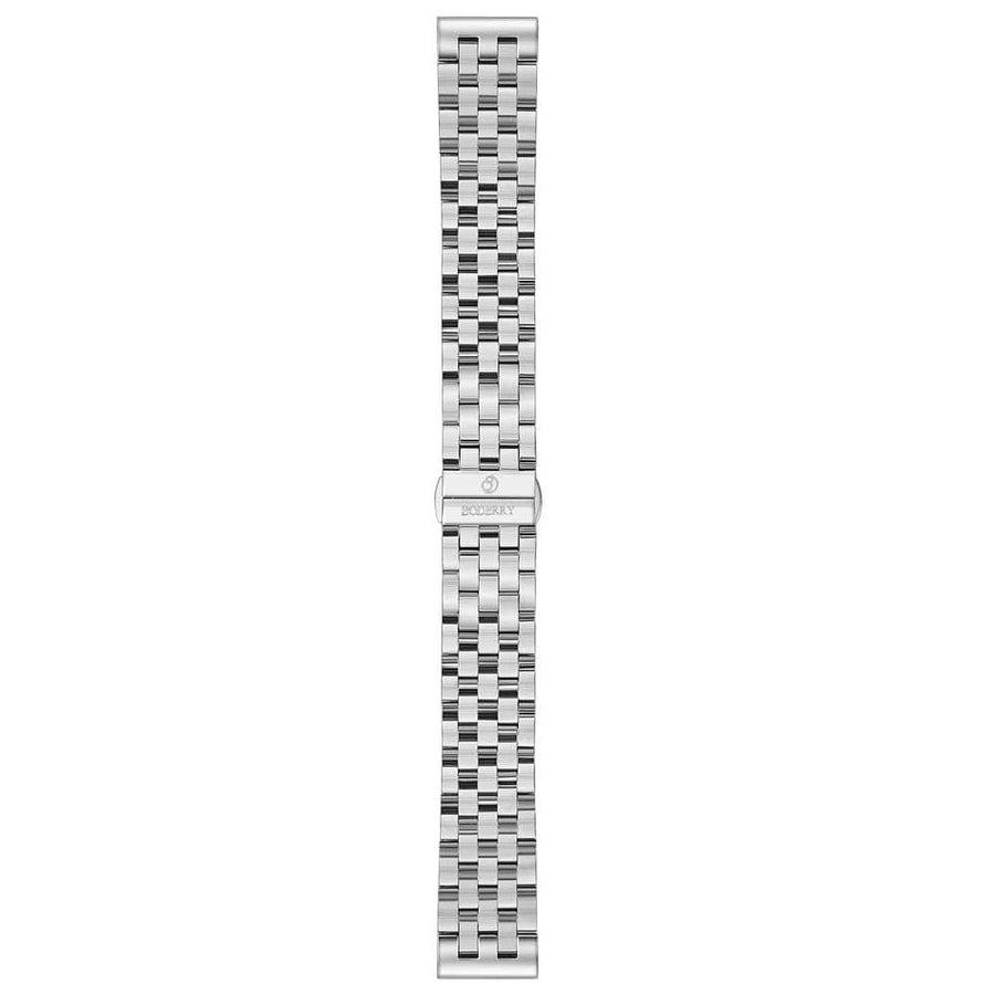 Boderry Watch Co. 5-Link 316L Solid Stainless Steel Band | Fits for Checkmate/Elite watch and all watches with 20mm lug width