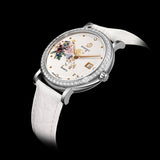 Boderry Watch Co. FLOWER - Swiss Quartz Movement Watch | Silver & Chrysanth, view 6