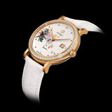 Boderry Watch Co. FLOWER - Swiss Quartz Movement Watch | Rose Gold & Chrysanth, view 2
