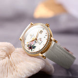 Boderry Watch Co. FLOWER - Swiss Quartz Movement Watch | Rose Gold & Chrysanth, view 3