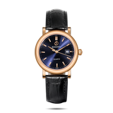 Boderry Watch Co. CLASSIC 32MM - Swiss Quartz Movement Watch | Rose Gold & Blue, view 2