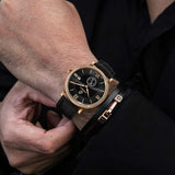 Boderry Watch Co. ELEGANT II - Swiss Quartz Movement Watch | Rose Gold & Black Dial, view 5
