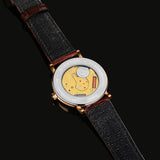 Boderry Watch Co. ELEGANT II - Swiss Quartz Movement Watch | Rose Gold Case & White Dial, view 3