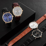 Boderry Watch Co. ELEGANT II - Swiss Quartz Movement Watch | Rose Gold Case & Grey Dial, view 6