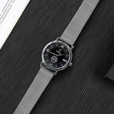 Boderry Watch Co. ELEGANT - Swiss Quartz Movement Watch | Black Dial, view 6