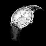 Boderry Watch Co. ELEGANT - Swiss Quartz Movement Watch | Silver & White Dial, view 2