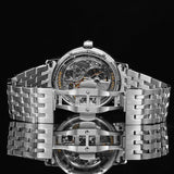 Boderry Watch Co. ELITE II - Engraved Micro-rotor Watch | Silver, view 6