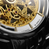 Boderry Watch Co. ELITE II - Engraved Micro-rotor Watch | Gold, view 5