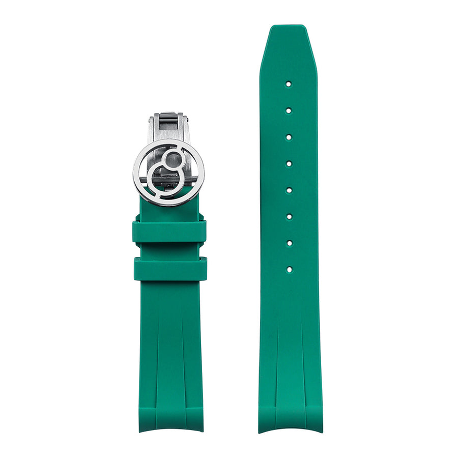 Boderry Watch Co. FKM Rubber Strap - Compatible with ADMIRAL, SEATURTLE, URBAN SKELETON, and WINDMILL Series