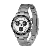 Boderry Watch Co. GOLDACE - 100M WR Titanium Mecha-Quartz Chronograph Watch | White, view 6