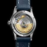 Boderry Watch Co. HOU - 80-Hour Power Reserve Vintage Automatic Watch | Blue, view 5