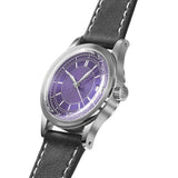 Boderry Watch Co. HOU - 80-Hour Power Reserve Vintage Automatic Watch | Purple, view 5