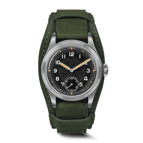 Boderry Watch Co. HOU H1 - Vintage Field Watch Automatic | Black
