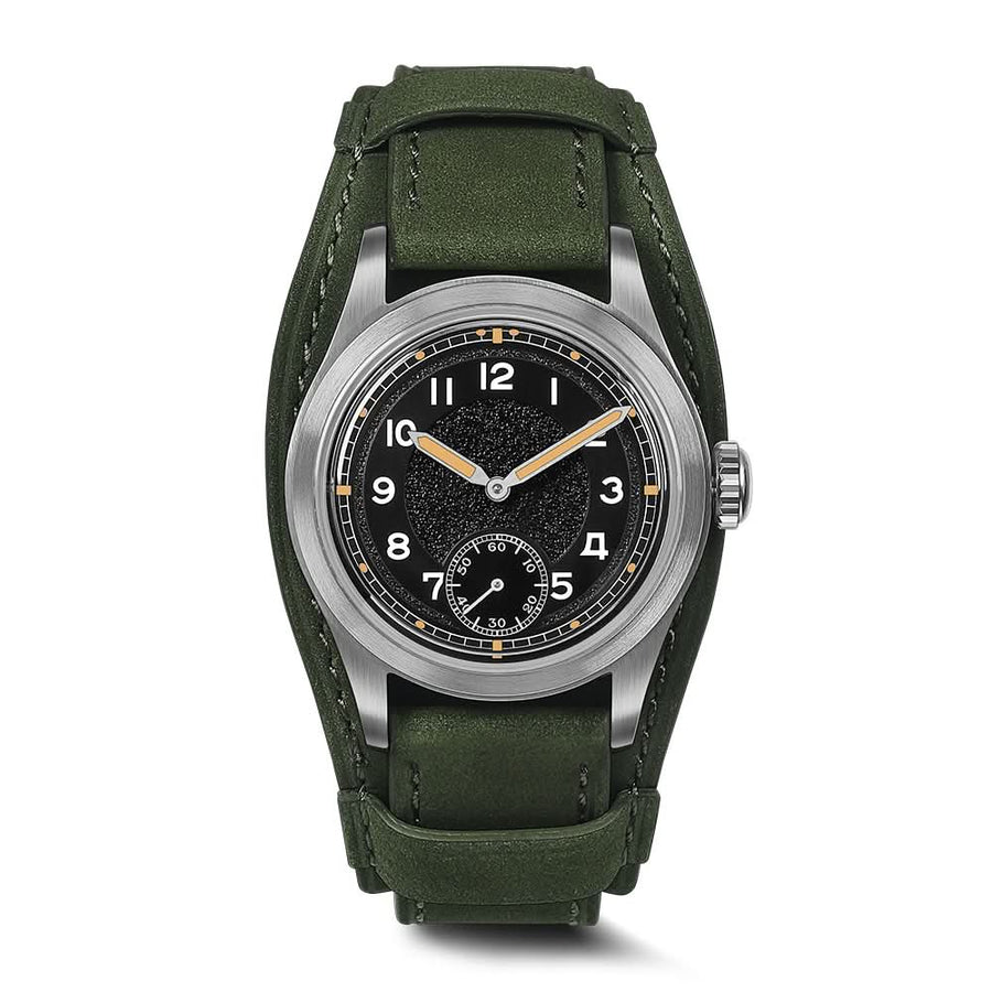 Boderry Watch Co. HOU H1 - Vintage Field Watch Automatic | Black