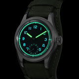 Boderry Watch Co. HOU H1 - Vintage Field Watch Automatic | Black, view 2