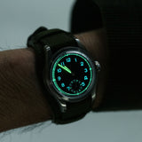 Boderry Watch Co. HOU H1 - Vintage Field Watch Automatic | Black, view 5