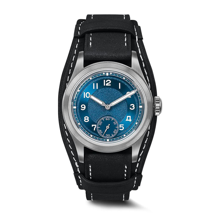 Boderry Watch Co. HOU H1 - Vintage Field Watch Automatic | Blue