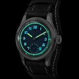 Boderry Watch Co. HOU H1 - Vintage Field Watch Automatic | Blue, view 2