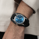 Boderry Watch Co. HOU H1 - Vintage Field Watch Automatic | Blue, view 6