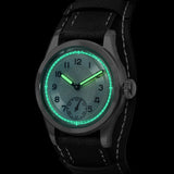 Boderry Watch Co. HOU H1 - Vintage Field Watch Automatic | White, view 3