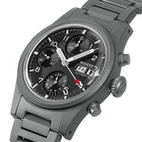 Boderry Watch Co. LANDMASTER Chronograph – Titanium Automatic Tritium Field Watch | Black-bracelet, view 4