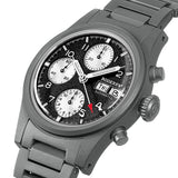 Boderry Watch Co. LANDMASTER Chronograph – Titanium Automatic Tritium Field Watch | Reverse Panda-bracelet, view 5