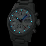 Boderry Watch Co. LANDMASTER Chronograph – Titanium Automatic Tritium Field Watch | White-bracelet, view 3