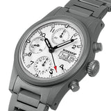 Boderry Watch Co. LANDMASTER Chronograph – Titanium Automatic Tritium Field Watch | White-bracelet, view 5