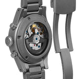 Boderry Watch Co. LANDMASTER Chronograph – Titanium Automatic Tritium Field Watch | Yellow-bracelet, view 4