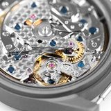 Boderry Watch Co. LANDMASTER Chronograph – Titanium Automatic Tritium Field Watch | Yellow-bracelet, view 6