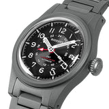 Boderry Watch Co. LANDMASTER GMT – Titanium Automatic Tritium Field Watch | Black-bracelet, view 5