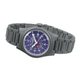 Boderry Watch Co. LANDMASTER GMT – Titanium Automatic Tritium Field Watch | Purple-bracelet, view 5