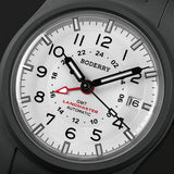 Boderry Watch Co. LANDMASTER GMT – Titanium Automatic Tritium Field Watch | White-bracelet, view 4