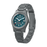 Boderry Watch Co. LANDMASTER - 100M Waterproof Titanium Automatic Field Watch | Blue-bracelet, view 3
