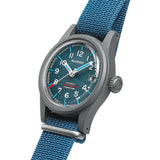 Boderry Watch Co. LANDMASTER - 100M Waterproof Titanium Automatic Field Watch | Blue, view 4